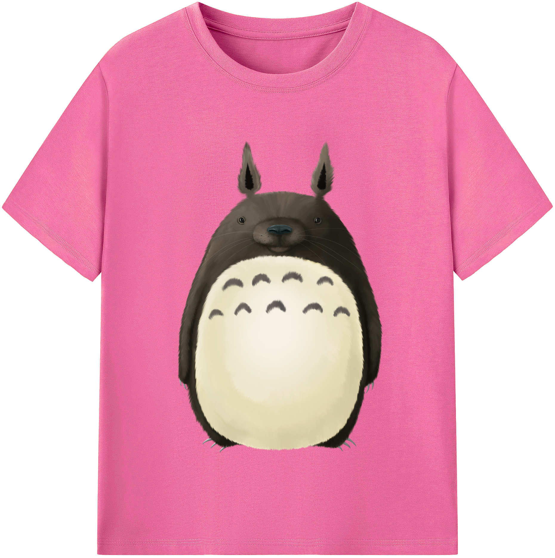 （画像用） となりのトトロ 草壁メイ 草壁サツキ My Neighbor Totoro Satsuki Kusakabe Mei Kusakabe レディースカジュアルプリントTシャツ（綿100％）